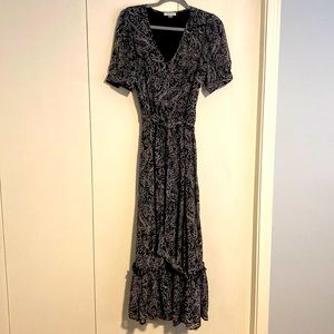 New Black and White Calvin Klein Maci Dress